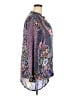 Johnny Was Paisley Blue 3/4 Sleeve Blouse Size XXL - photo 4