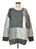 Zara Color Block Gray Pullover Sweater Size M - photo 1