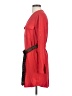 Express 100% Polyester Red Casual Dress Size XS - photo 5