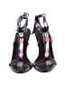 White Fox Black Sandals Size 5 - photo 2
