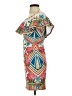 Forever 21 Print Ivory Cocktail Dress Size S - photo 5