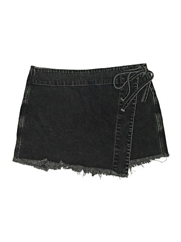 We the Free Denim Skirt (view 1)