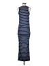 Olivia Moon Stripes Blue Casual Dress Size S (petite) - photo 2