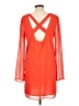 Kimchi Blue 100% Polyester Solid Orange Casual Dress Size L - photo 2