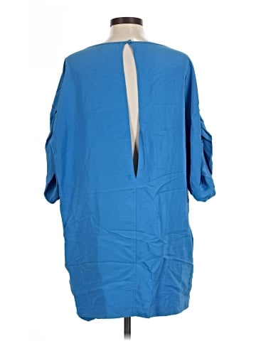 Elizabeth and James 3/4 Sleeve Silk Top (view 2)