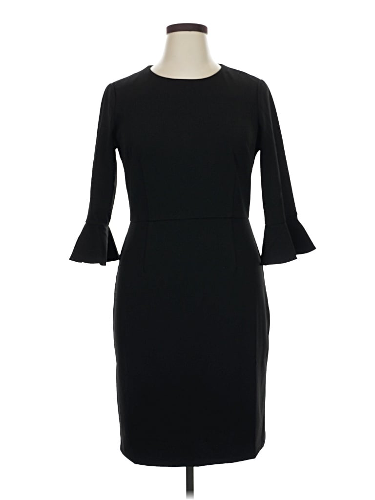 Pre-owned Donna Morgan Cocktail Dress In Black