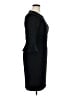 Donna Morgan Solid Black Cocktail Dress Size 14 - photo 4