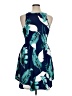 Unbranded Tropical Blue Casual Dress Size XL - photo 2