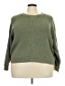 J.Crew 100% Cotton Solid Green Sweatshirt Size 3X - photo 1