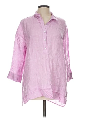J.Jill 3/4 Sleeve Button-Down Shirt (view 1)
