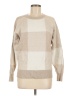Tahari Checkered-gingham Tan Pullover Sweater Size M - photo 1