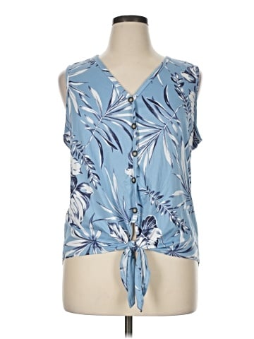 Juniper + Lime Sleeveless Blouse (view 1)