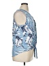 Juniper + Lime Blue Sleeveless Blouse Size XL - photo 4