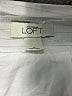 Ann Taylor LOFT Stripes Silver Casual Skirt Size 6 - photo 4