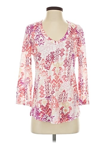 Chico's 3/4 Sleeve T-Shirt (view 1)