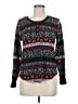 Betsey Johnson Print Black Pullover Sweater Size M - photo 1