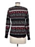 Betsey Johnson Print Black Pullover Sweater Size M - photo 2