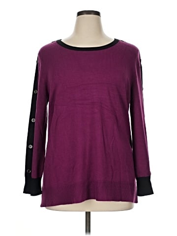 JM Collection Pullover Sweater (view 1)