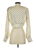 Zara Ivory Long Sleeve Blouse Size S - photo 2