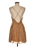 Forever 21 100% Polyester Animal Print Tan Casual Dress Size M - photo 2
