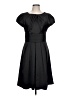 Spense Solid Black Cocktail Dress Size 10 - photo 1