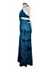 Unbranded 100% Polyester Tie-dye Blue Cocktail Dress Size XL - photo 5