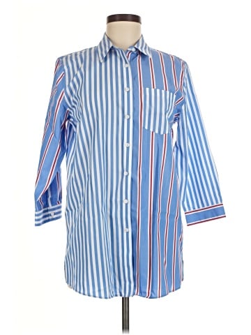 Lands' End 3/4 Sleeve Button-Down Shirt (view 1)