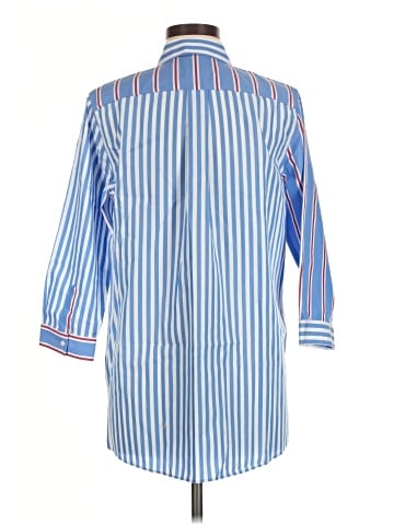 Lands' End 3/4 Sleeve Button-Down Shirt (view 2)