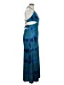 Unbranded 100% Polyester Tie-dye Blue Cocktail Dress Size XL - photo 4