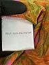 Rose + Olive 100% Polyester Tropical Orange Short Sleeve Blouse Size XL - photo 8