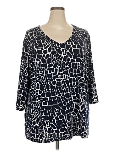 Susan Graver 3/4 Sleeve T-Shirt (view 1)