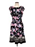 Elle Print Black Casual Dress Size L - photo 1