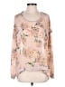 Democracy 100% Polyester Pink Long Sleeve Blouse Size L - photo 1