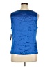 Notations 100% Polyester Blue Sleeveless Blouse Size XL - photo 2