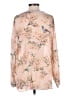 Democracy 100% Polyester Pink Long Sleeve Blouse Size L - photo 2