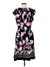 Elle Print Black Casual Dress Size L - photo 2