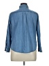 St. John's Bay 100% Cotton Blue Long Sleeve Button-Down Shirt Size XL (petite) - photo 2