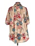 Cupshe 100% Polyester Tropical Tan Short Sleeve Blouse Size S - photo 2