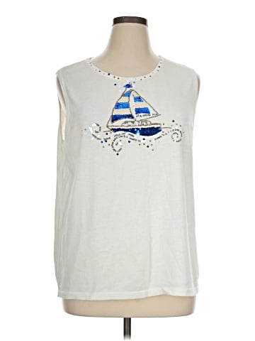 Quacker Factory Sleeveless T-Shirt (view 1)