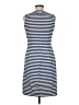 J. McLaughlin Stripes Blue Casual Dress Size M - photo 2