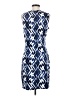 MICHAEL Michael Kors Graphic Blue Cocktail Dress Size S - photo 2