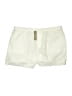 J.Crew 100% Cotton Solid Ivory Shorts Size L - photo 1