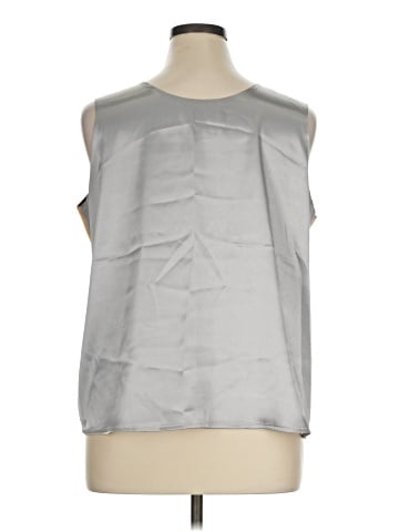 Susan Graver Sleeveless T-Shirt (view 2)