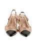 Express Color Block Tan Heels Size 6 - photo 2
