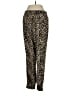 WAYF Animal Print Gold Casual Pants Size S - photo 2