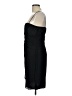 Zara Basic 100% Polyester Solid Black Cocktail Dress Size L - photo 5