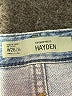 Topshop 100% Cotton Tropical Blue Jeans Size 26 waist - photo 4