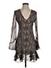 Wilfred 100% Polyester Paisley Gray Cocktail Dress Size XXS - photo 1