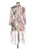 Vince Camuto 100% Polyester Pink Long Sleeve Blouse Size L (petite) - photo 1