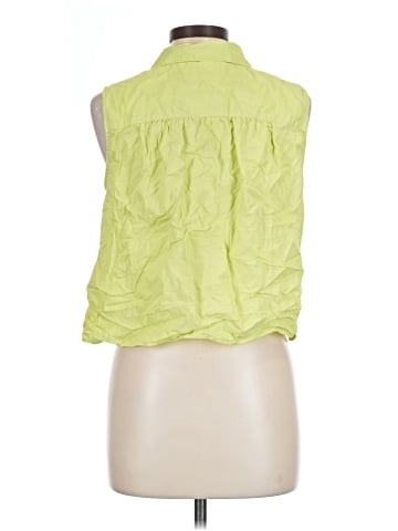 Banana Republic Factory Store Sleeveless Button-Down Shirt (view 2)